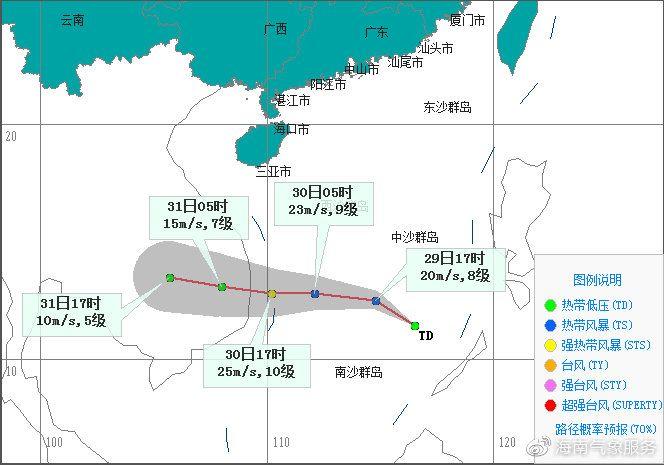 海南迎来清新风暴，19号台风带来凉爽夏日盛宴